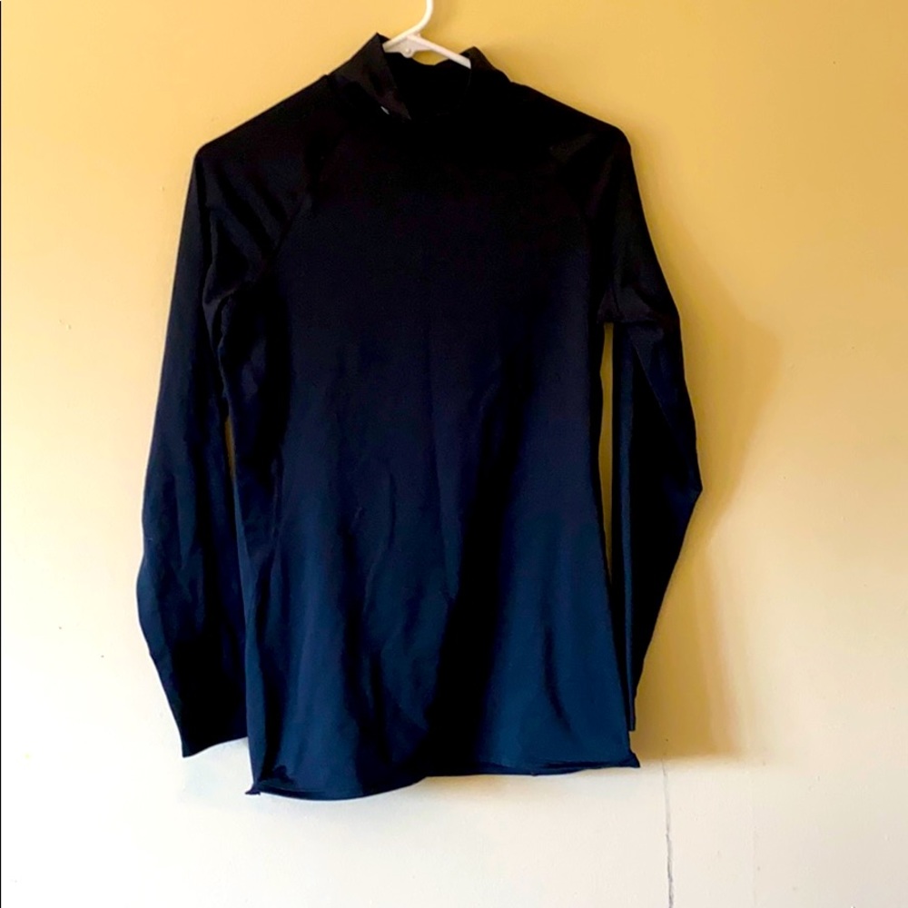 Under Armor fitted long-sleeve workout tee